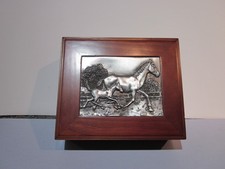 Wooden Horse Jewelry Trinket