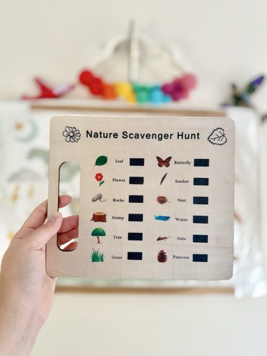 Montessori nature scavenger - montessori,