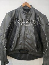 Triumph leather motorcycle jacket 46/48 XXL