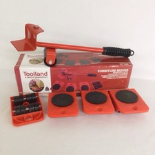 Toolland Furniture Mover Roller Set 150kg QT108 Boxed Used EB16JH