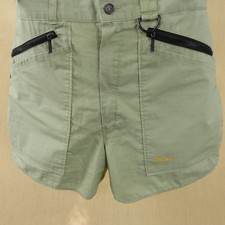 Vintage Rohan Mens Bags Shorts Size 32 Inch Waist Green With Zip Pockets Skipton