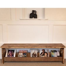 ARVID: Reclaimed Wood Storage Bench Made in the UK