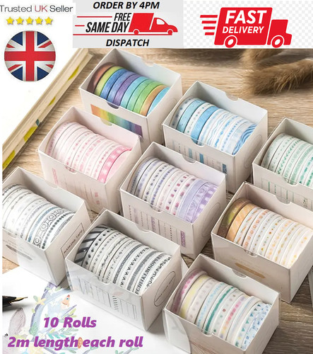 Rolls fine journal washi - 10,
