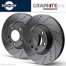 Rotinger Graphite Sport Rear Brake Disc Set - Audi A6, A7 4H0615601F