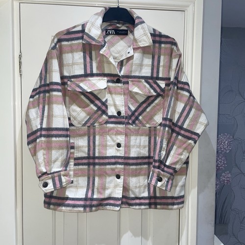 Zara pink white checked - pink,