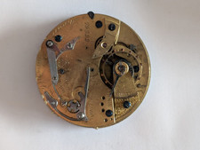 Vintage English Chronograph Pocket Watch Movement (Spares/Repairs)