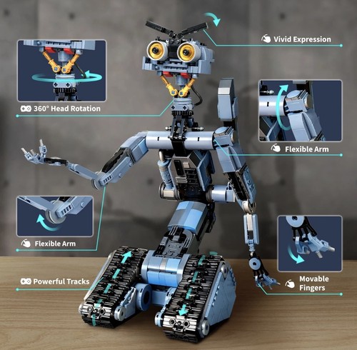 1176 pieces johnny - 5, robot