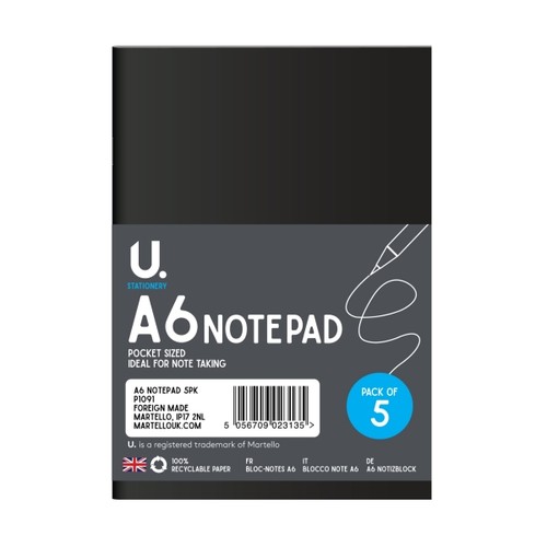 Pack notepads 28 - 5, a6