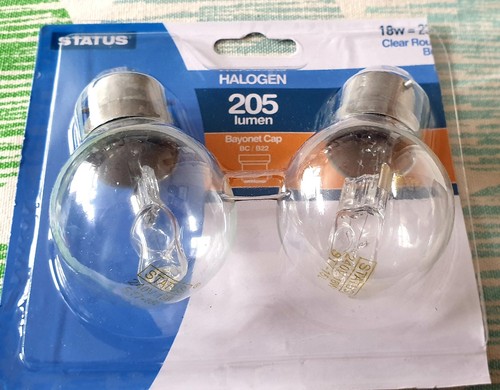 Pack halogen bulbs 18w - bulbs,