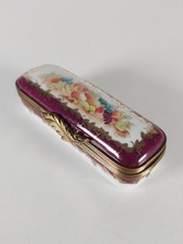 Antique Limoges Floral Trinket