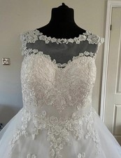 Tea Length Wedding Dress Size 10 Ivory ( Unworn) New Without Label