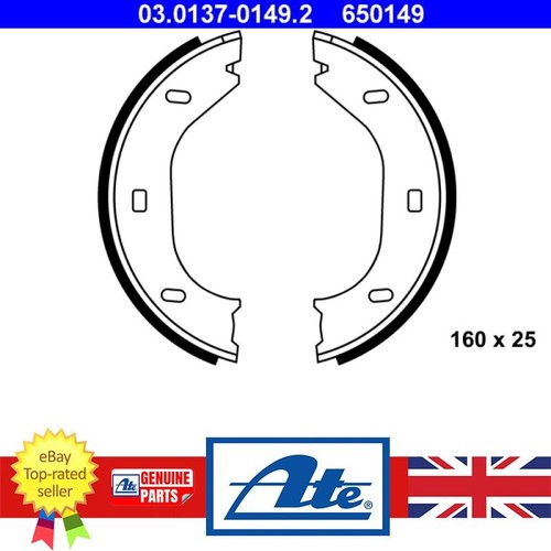 Handbrakeshoe set for alfa - handbrakeshoe,