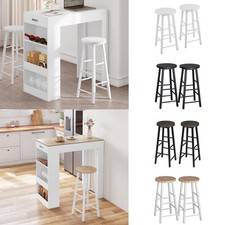 WOLTU 2x Bar Stools Kitchen