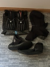 ScubaGear Lot – Waterproof Gloves (L), Hood, ScubaPro Dive Boots (11–12), Bag