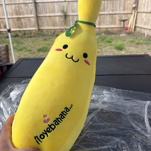 Banana plush toy - plush, stuffed