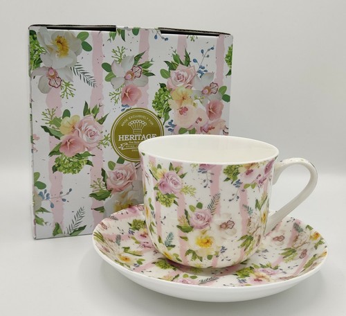 Large breakfast cup - cup, saucer