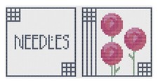 Cross Stitch Pattern  by Florashell -  Mackintosh Rose Needle Case