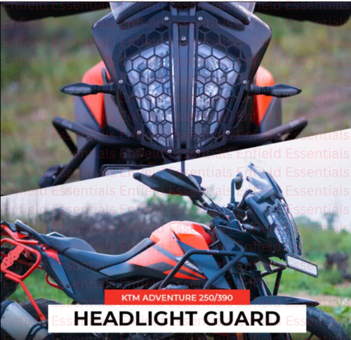 Head light grill hexagonal - head,