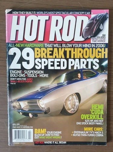 Hot rod magazine april 2006 - -,