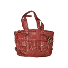 Nine West Red Leather Medium Sized Shoulder Bag