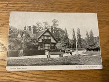 “COTTAGE HOME - LEIGH” 1905 MOCKFORD SERIES POSTCARD. GIRL WITH A PRAM. LOOK!