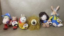 The Magic Roundabout Soft Plush Beanie Toys. Vintage New With Tags X 5 2004