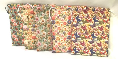 Handmade drawstring toiletry - handmade,