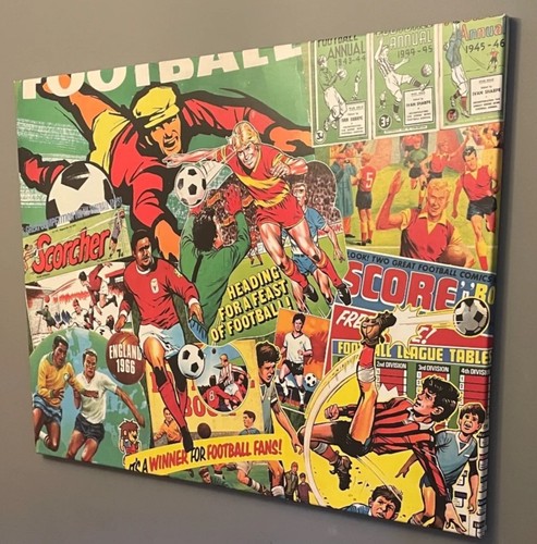 Football canvas wall art