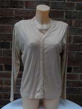 Ladies beige cotton jersey