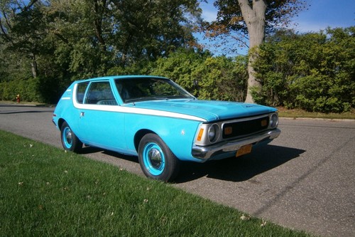 1970 amc gremlin blue and - gremlin,