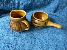 BRIXHAM POTTERY MUSTARD YELLOW