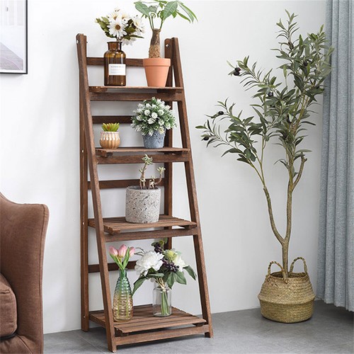 Tier wooden ladder storage - tier,