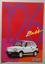 Fiat 126 Bis Brochure 1988