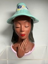 VINTAGE 1950’S WESTERN GERMANY POTTERY LADY BUST - CORTENDORF INTEREST