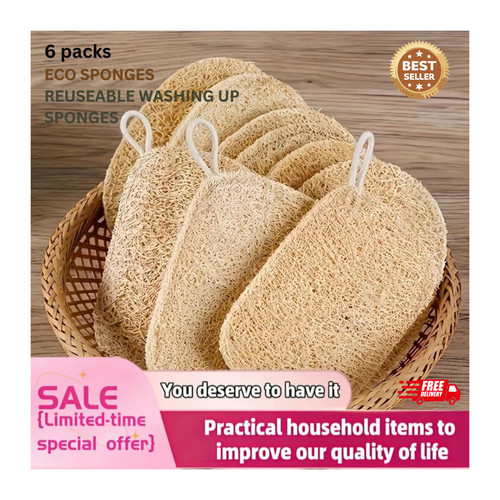 Pack eco kitchen sponges - 6,