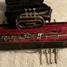 Pocket trumpet & 4 mouthpieces