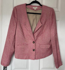 Monsoon Pink Tweed Blazer
