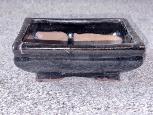 Glazed ceramic bonsai - ceramic, with