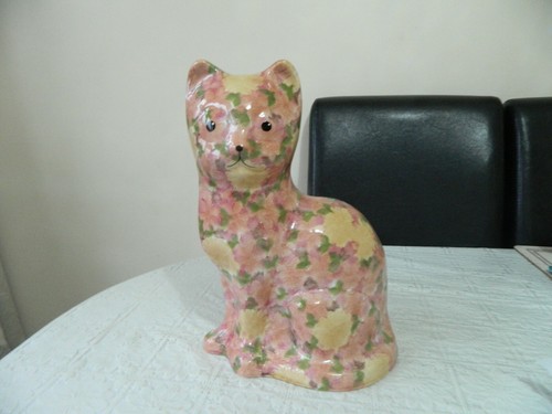Large vintage ceramic - , cat