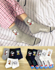 Womens Snoopy Peanuts Novelty Cartoon Ankle Socks Kawaii Harajuku Size UK 4-7 