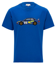 1997 WRC Impreza World Rally Championship Team Colin McRae Subaru Blue T-shirt 
