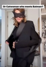 ZARA Trinny Black Cape Blazer