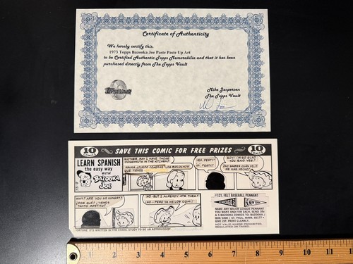1973 topps bazooka joe - topps,