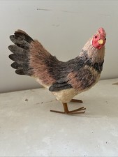 Quirky Handmade Chicken Statue / Figure.  Prop / Display / Just For Fun .
