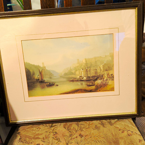Framed landscape nautical - framed,