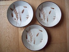 VINTAGE MIDWINTER STONEHENGE WILD OATS 7 1/2" BOWLS X 3