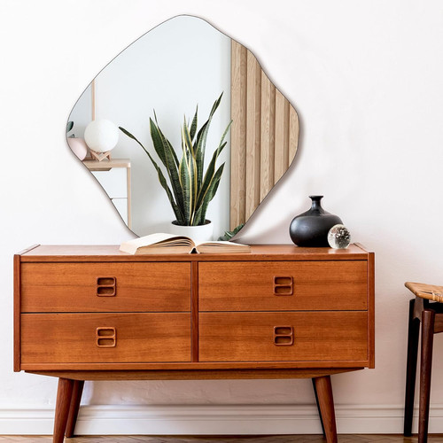 Irregular wall mirror - wall,