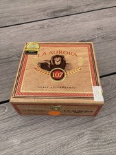 La Aurora 107 Wooden Cigar Box