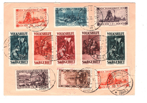 Graf zeppelin card saar air - saar,