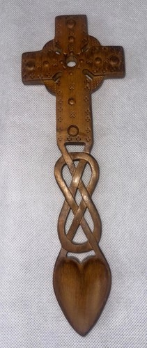 Hand carved wooden love - hand,
